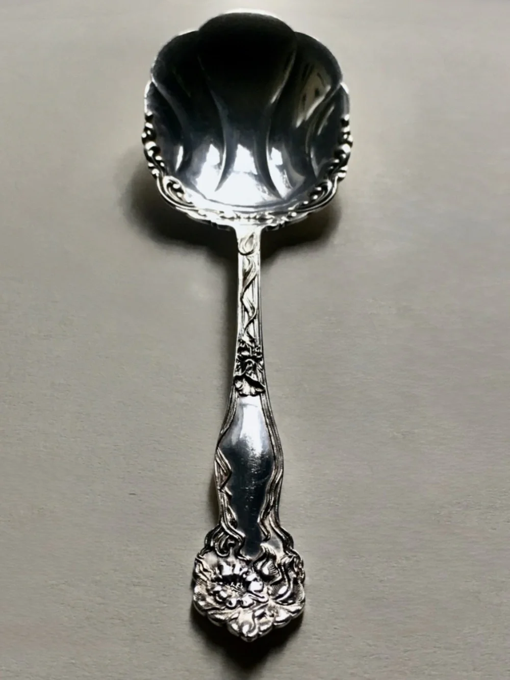 American Silver SP Co. Silver Berry Spoon, C. 1900